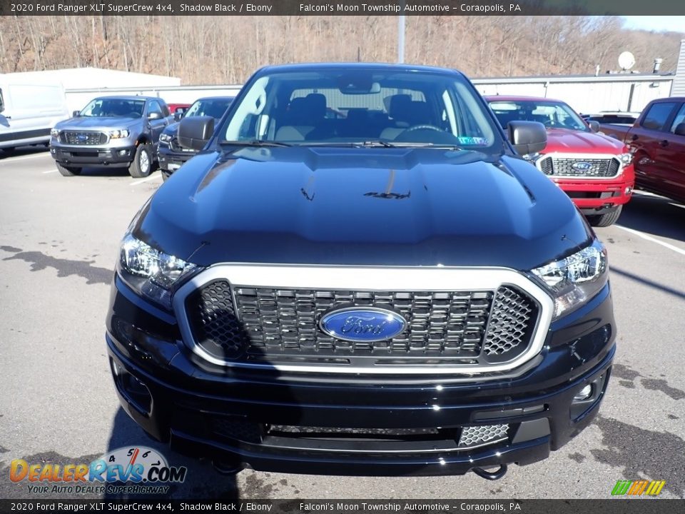 2020 Ford Ranger XLT SuperCrew 4x4 Shadow Black / Ebony Photo #4