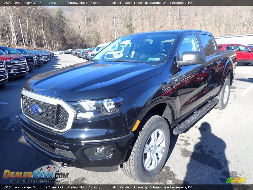 2020 Ford Ranger XLT SuperCrew 4x4 Shadow Black / Ebony Photo #5