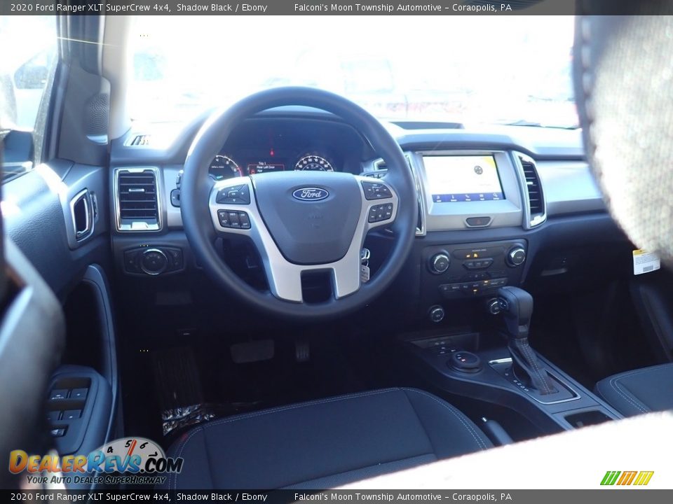 2020 Ford Ranger XLT SuperCrew 4x4 Shadow Black / Ebony Photo #9