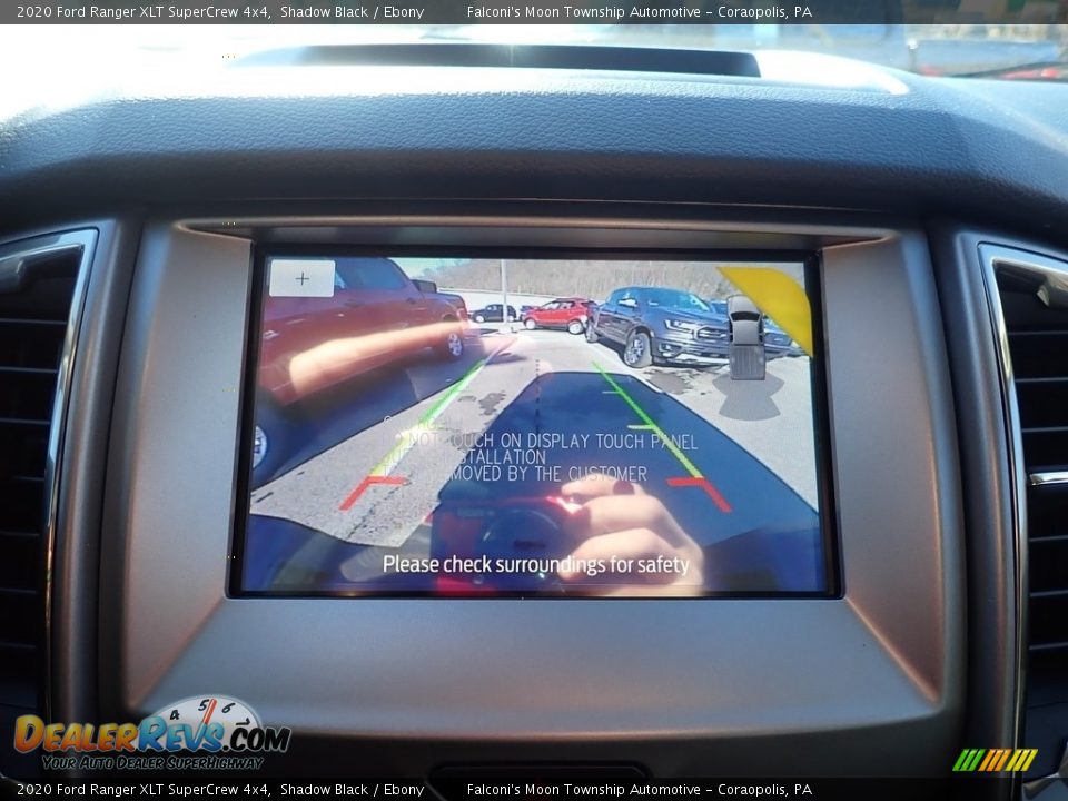 2020 Ford Ranger XLT SuperCrew 4x4 Shadow Black / Ebony Photo #14
