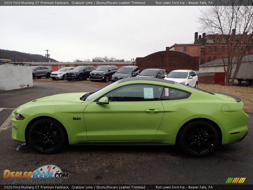 Grabber Lime 2020 Ford Mustang GT Premium Fastback Photo #5