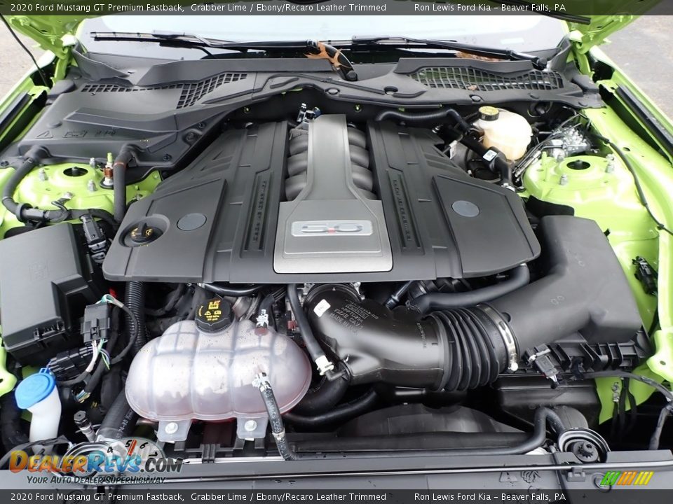 2020 Ford Mustang GT Premium Fastback 5.0 Liter DOHC 32-Valve Ti-VCT V8 Engine Photo #8