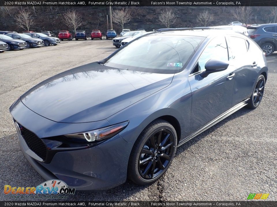 Front 3/4 View of 2020 Mazda MAZDA3 Premium Hatchback AWD Photo #5