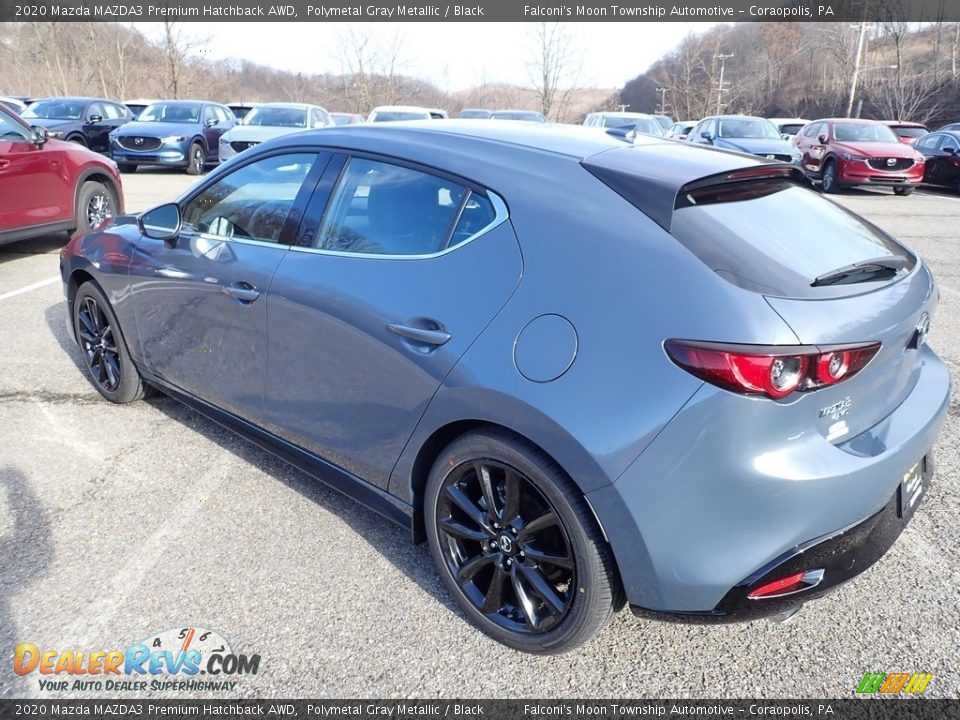 Polymetal Gray Metallic 2020 Mazda MAZDA3 Premium Hatchback AWD Photo #6