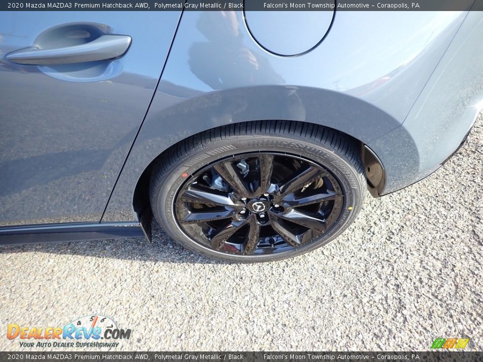 2020 Mazda MAZDA3 Premium Hatchback AWD Polymetal Gray Metallic / Black Photo #7