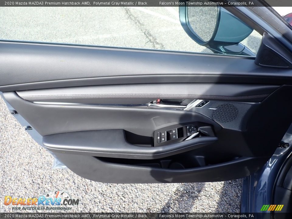 2020 Mazda MAZDA3 Premium Hatchback AWD Polymetal Gray Metallic / Black Photo #10