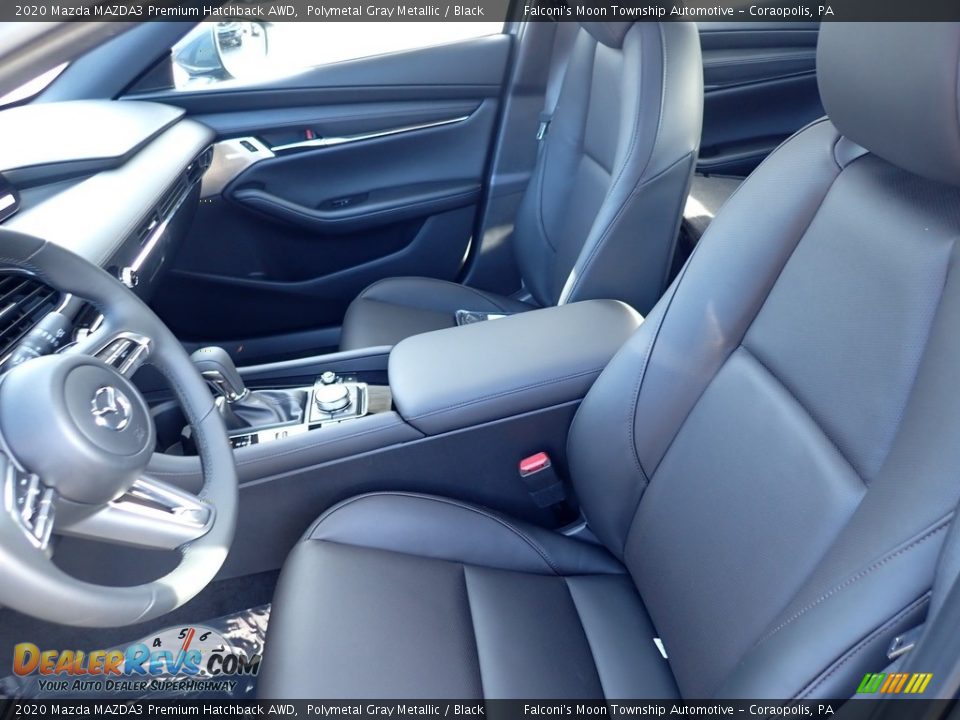 2020 Mazda MAZDA3 Premium Hatchback AWD Polymetal Gray Metallic / Black Photo #11