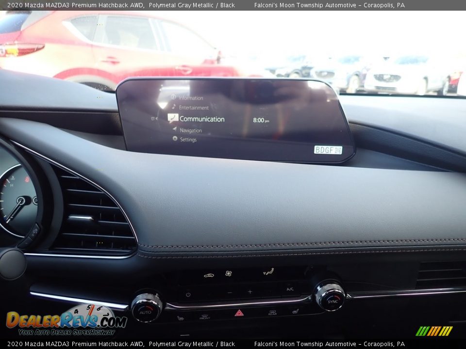 2020 Mazda MAZDA3 Premium Hatchback AWD Polymetal Gray Metallic / Black Photo #14