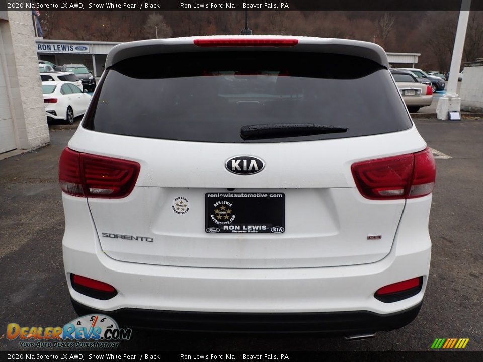 2020 Kia Sorento LX AWD Snow White Pearl / Black Photo #3