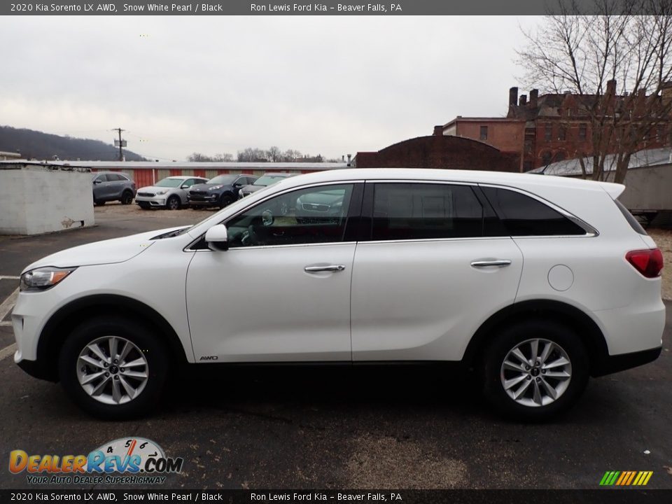 2020 Kia Sorento LX AWD Snow White Pearl / Black Photo #6