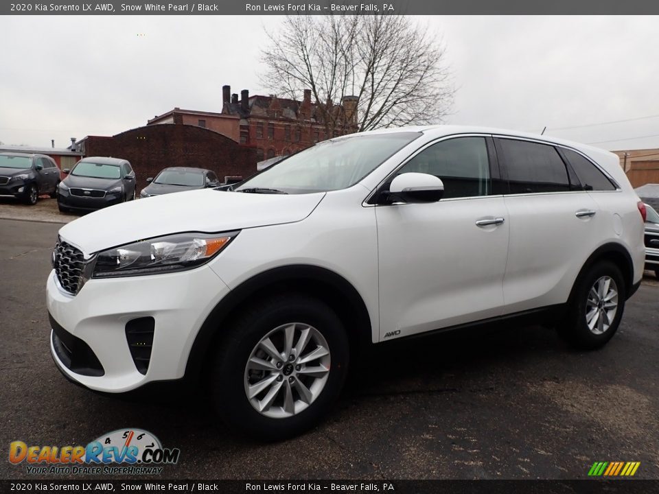 2020 Kia Sorento LX AWD Snow White Pearl / Black Photo #7