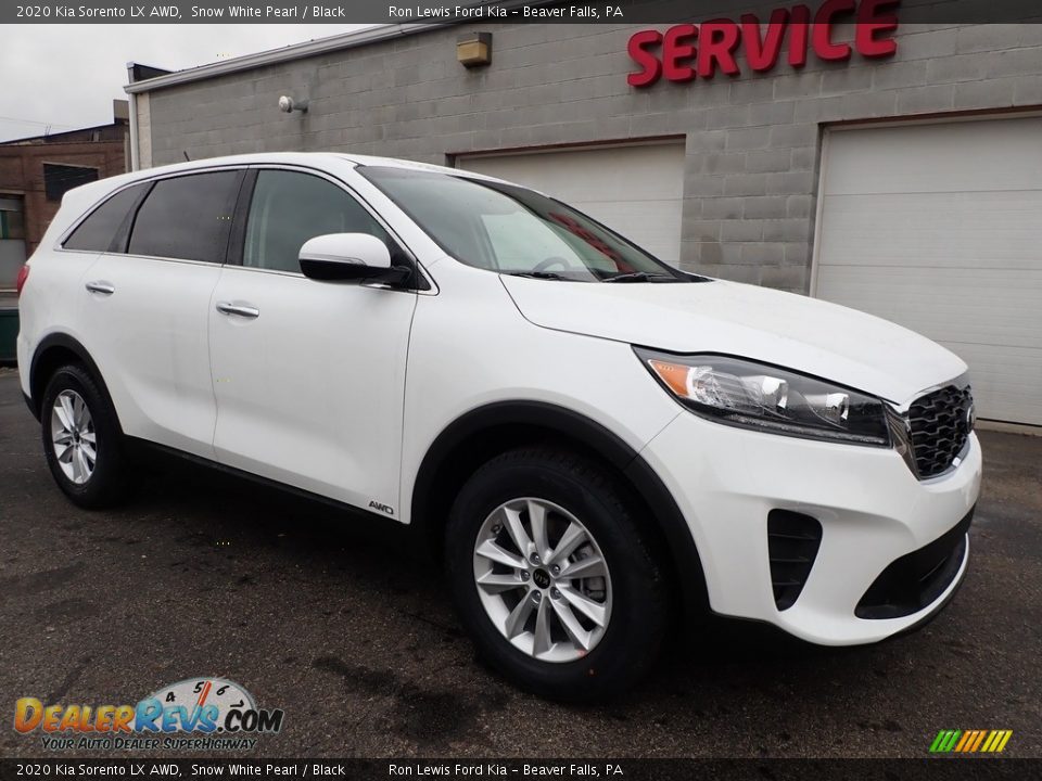2020 Kia Sorento LX AWD Snow White Pearl / Black Photo #9