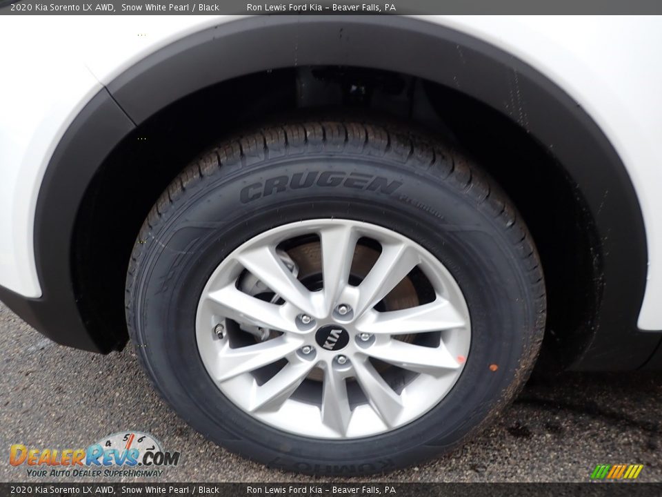 2020 Kia Sorento LX AWD Snow White Pearl / Black Photo #10