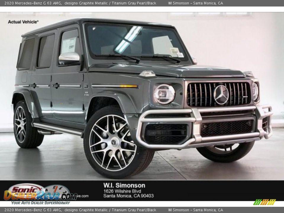 2020 Mercedes-Benz G 63 AMG designo Graphite Metallic / Titanium Gray Pearl/Black Photo #1