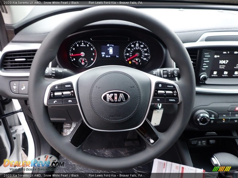 2020 Kia Sorento LX AWD Snow White Pearl / Black Photo #18