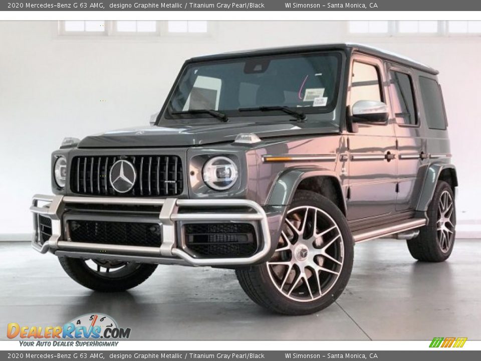 2020 Mercedes-Benz G 63 AMG designo Graphite Metallic / Titanium Gray Pearl/Black Photo #12