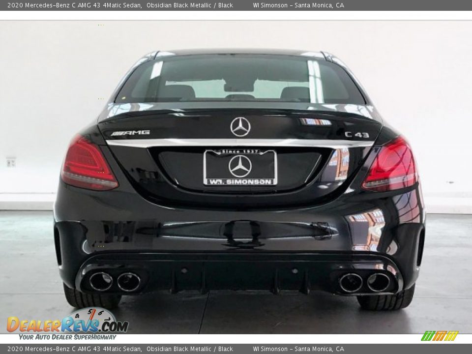 2020 Mercedes-Benz C AMG 43 4Matic Sedan Obsidian Black Metallic / Black Photo #3