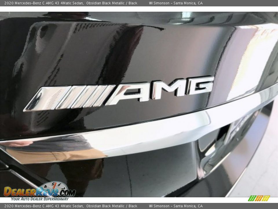 2020 Mercedes-Benz C AMG 43 4Matic Sedan Obsidian Black Metallic / Black Photo #27