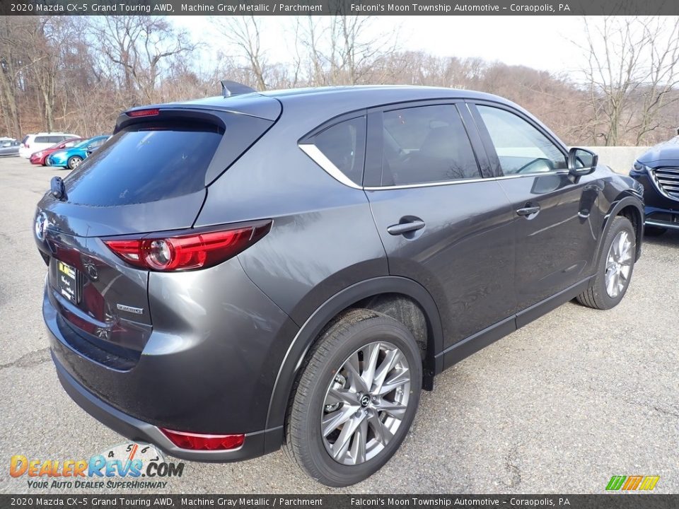 2020 Mazda CX-5 Grand Touring AWD Machine Gray Metallic / Parchment Photo #2