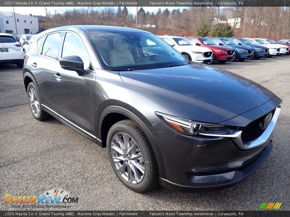 2020 Mazda CX-5 Grand Touring AWD Machine Gray Metallic / Parchment Photo #3