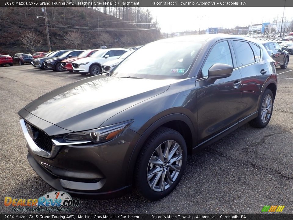 2020 Mazda CX-5 Grand Touring AWD Machine Gray Metallic / Parchment Photo #5