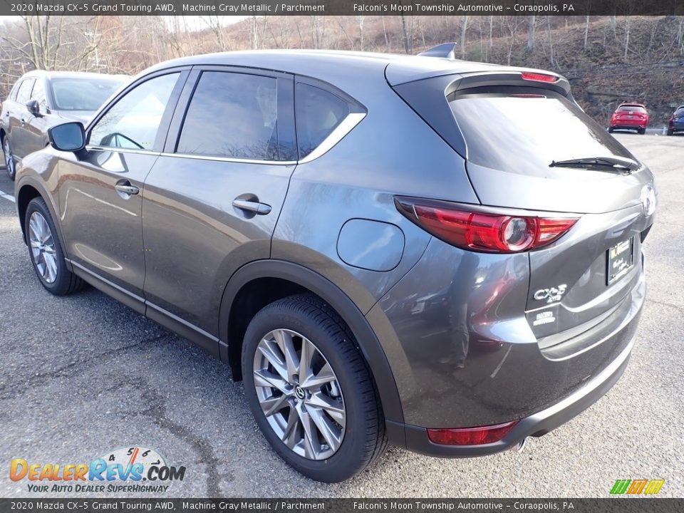 2020 Mazda CX-5 Grand Touring AWD Machine Gray Metallic / Parchment Photo #6