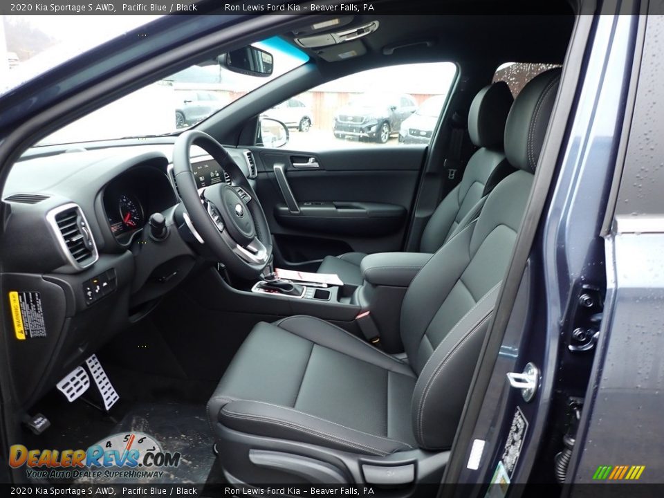 Black Interior - 2020 Kia Sportage S AWD Photo #14