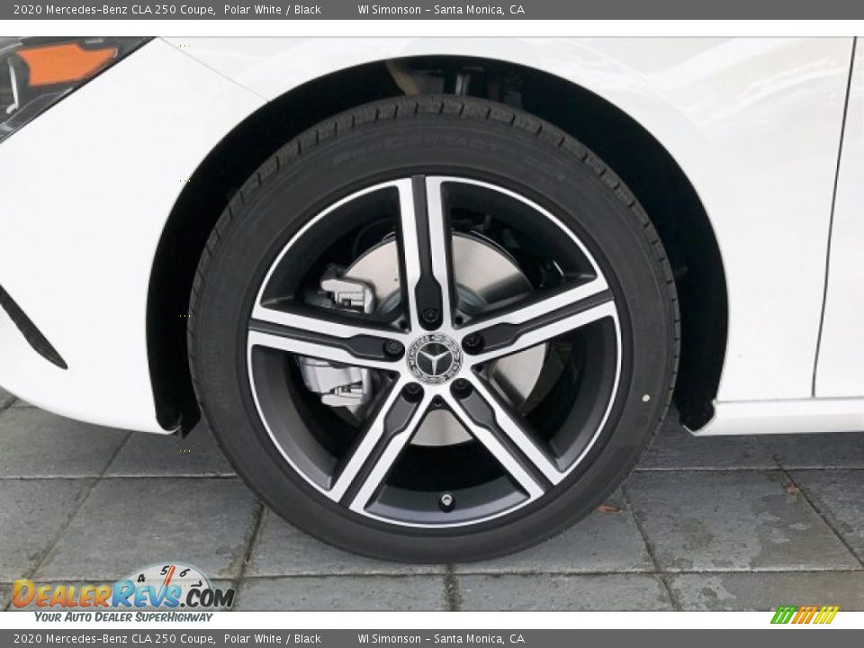 2020 Mercedes-Benz CLA 250 Coupe Polar White / Black Photo #9