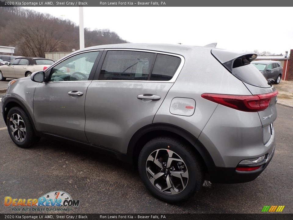 2020 Kia Sportage LX AWD Steel Gray / Black Photo #5