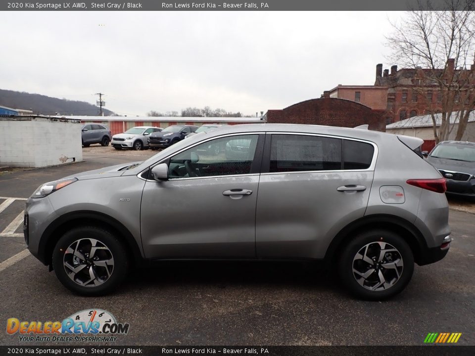 2020 Kia Sportage LX AWD Steel Gray / Black Photo #6
