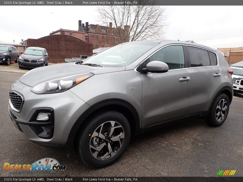 Front 3/4 View of 2020 Kia Sportage LX AWD Photo #7