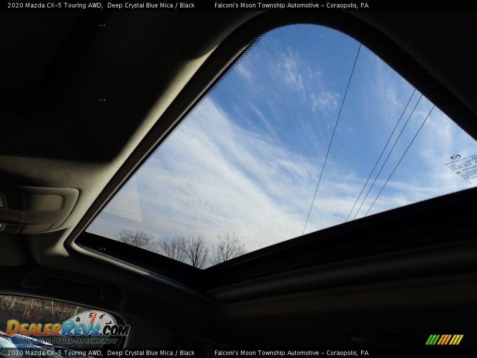 2020 Mazda CX-5 Touring AWD Deep Crystal Blue Mica / Black Photo #13
