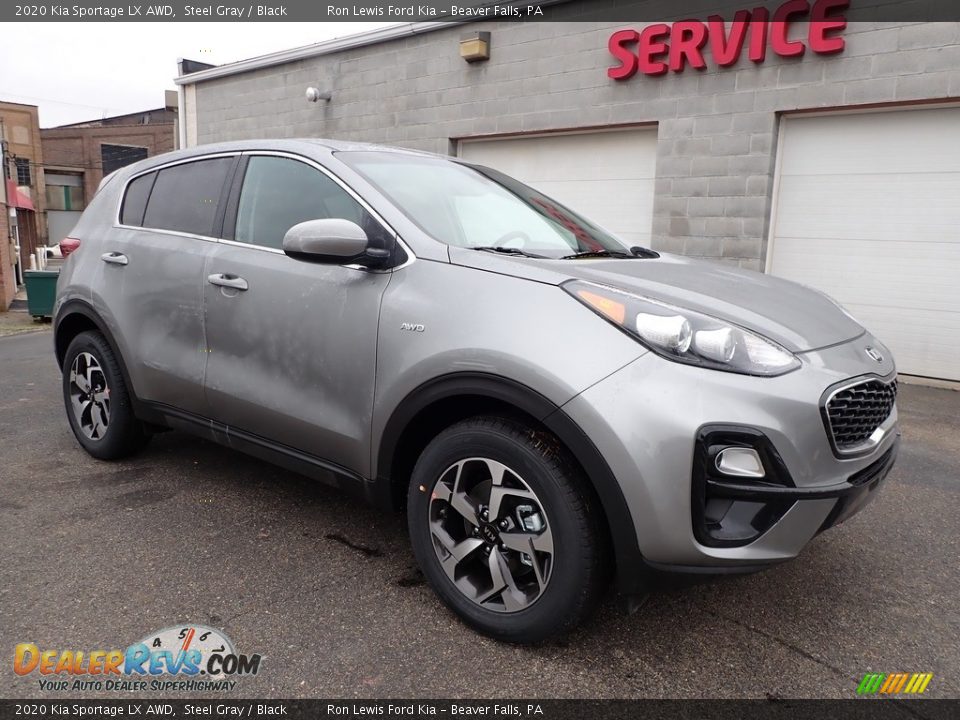 Steel Gray 2020 Kia Sportage LX AWD Photo #9
