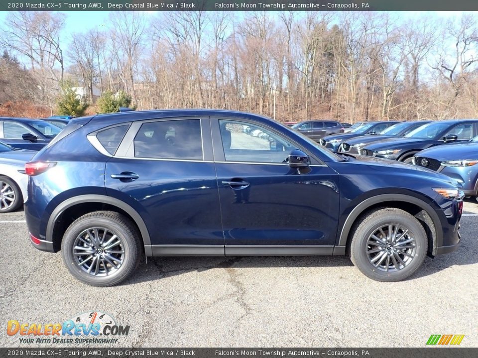 2020 Mazda CX-5 Touring AWD Deep Crystal Blue Mica / Black Photo #1