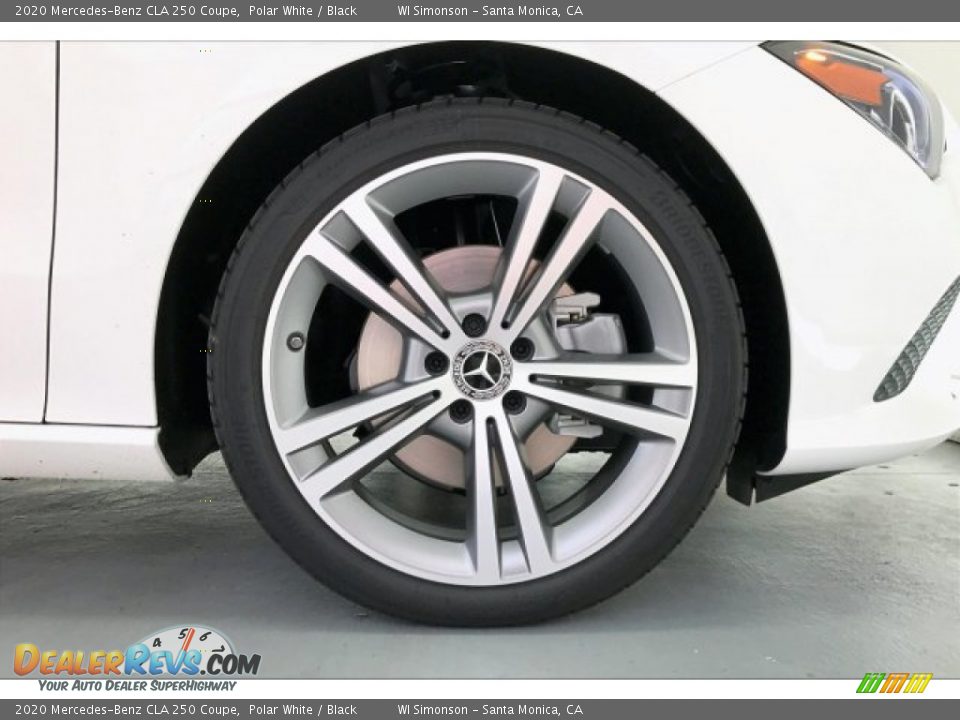 2020 Mercedes-Benz CLA 250 Coupe Polar White / Black Photo #9