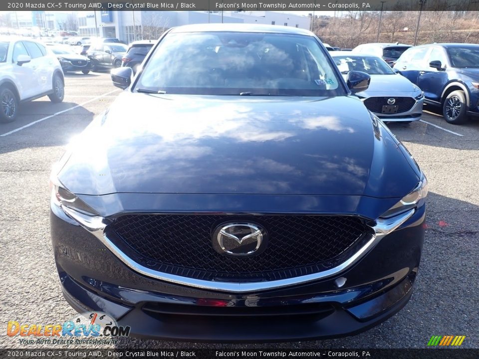 2020 Mazda CX-5 Touring AWD Deep Crystal Blue Mica / Black Photo #4