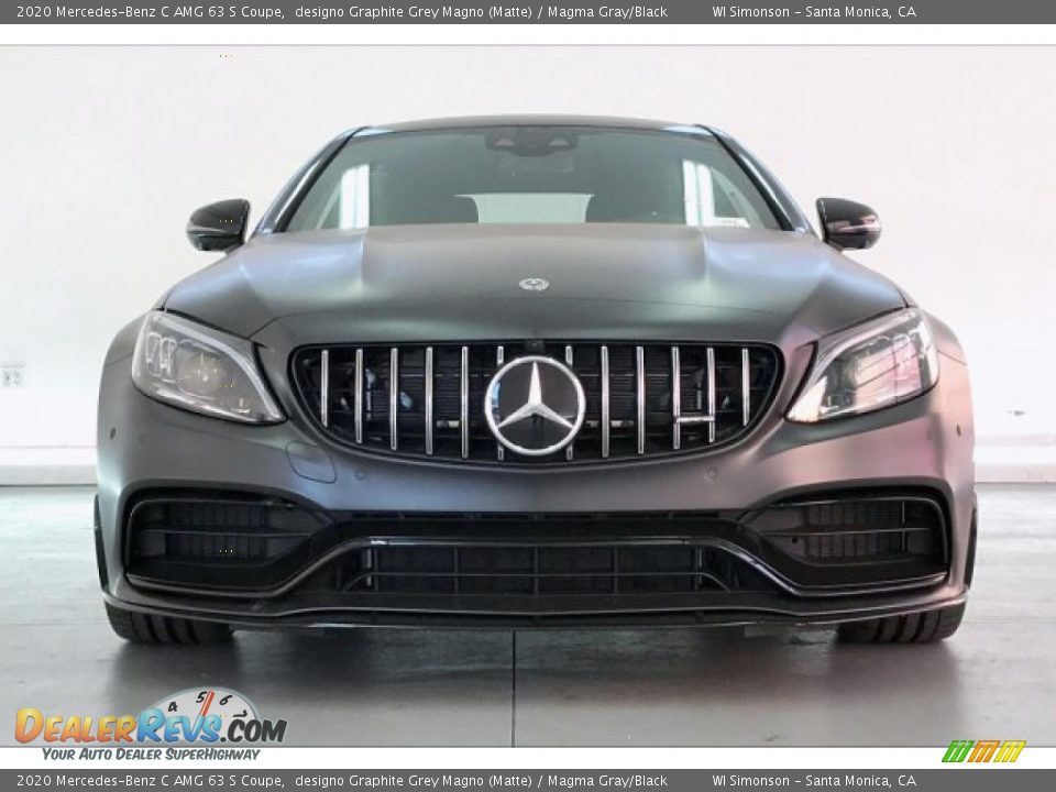 2020 Mercedes-Benz C AMG 63 S Coupe designo Graphite Grey Magno (Matte) / Magma Gray/Black Photo #2