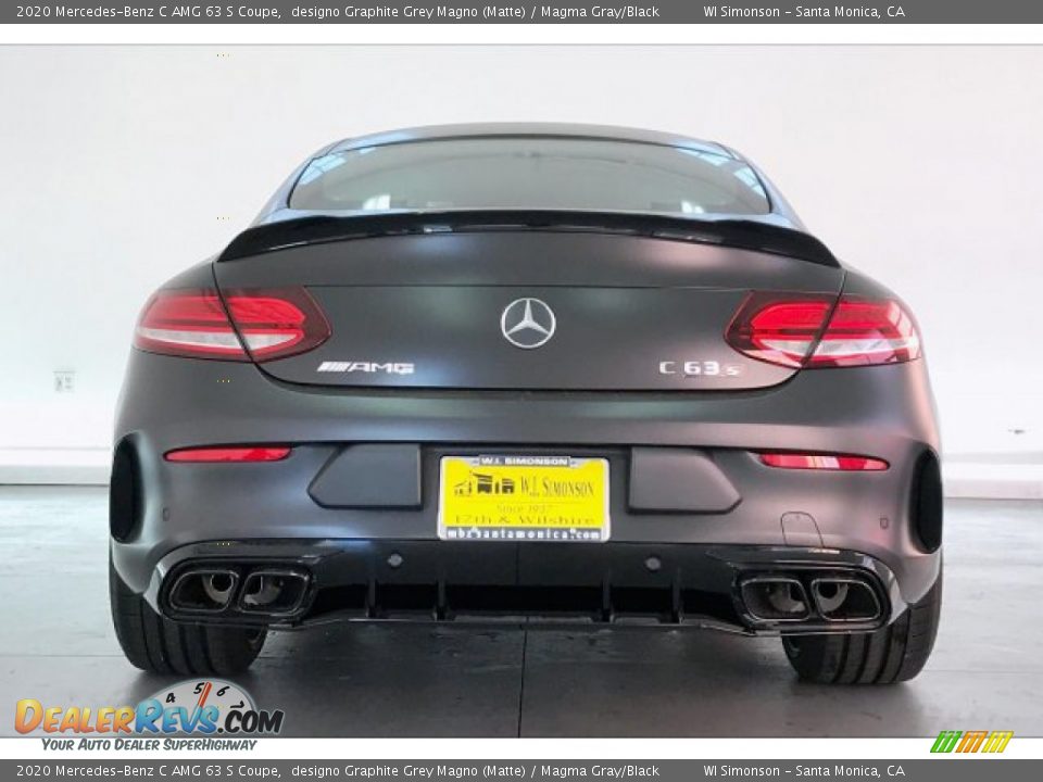 2020 Mercedes-Benz C AMG 63 S Coupe designo Graphite Grey Magno (Matte) / Magma Gray/Black Photo #3