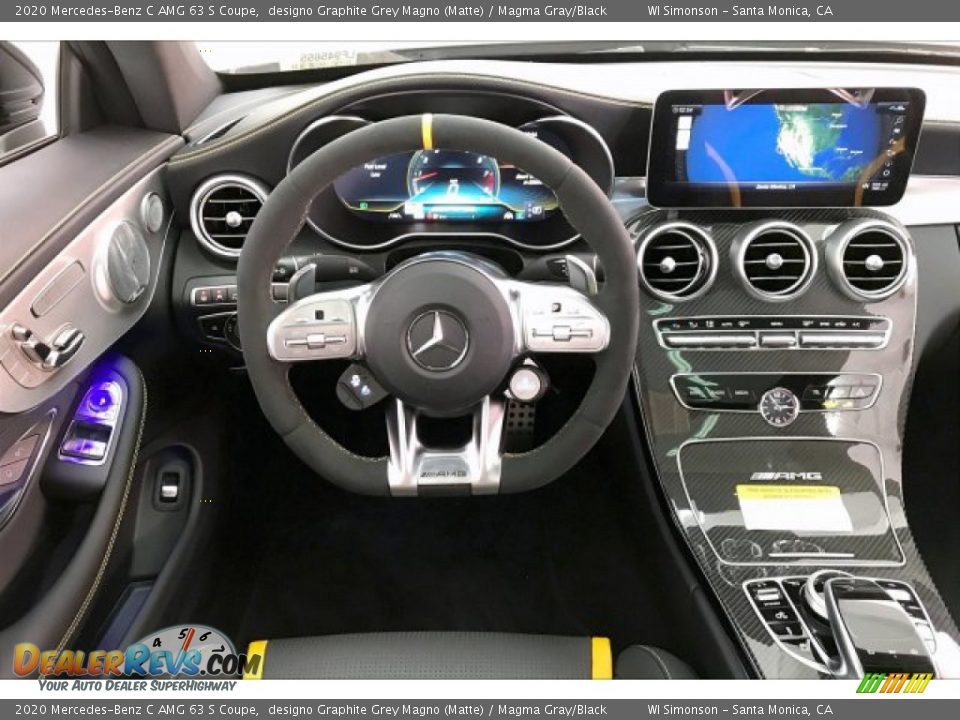 2020 Mercedes-Benz C AMG 63 S Coupe designo Graphite Grey Magno (Matte) / Magma Gray/Black Photo #4