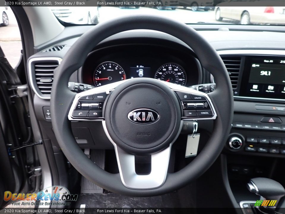 2020 Kia Sportage LX AWD Steering Wheel Photo #16