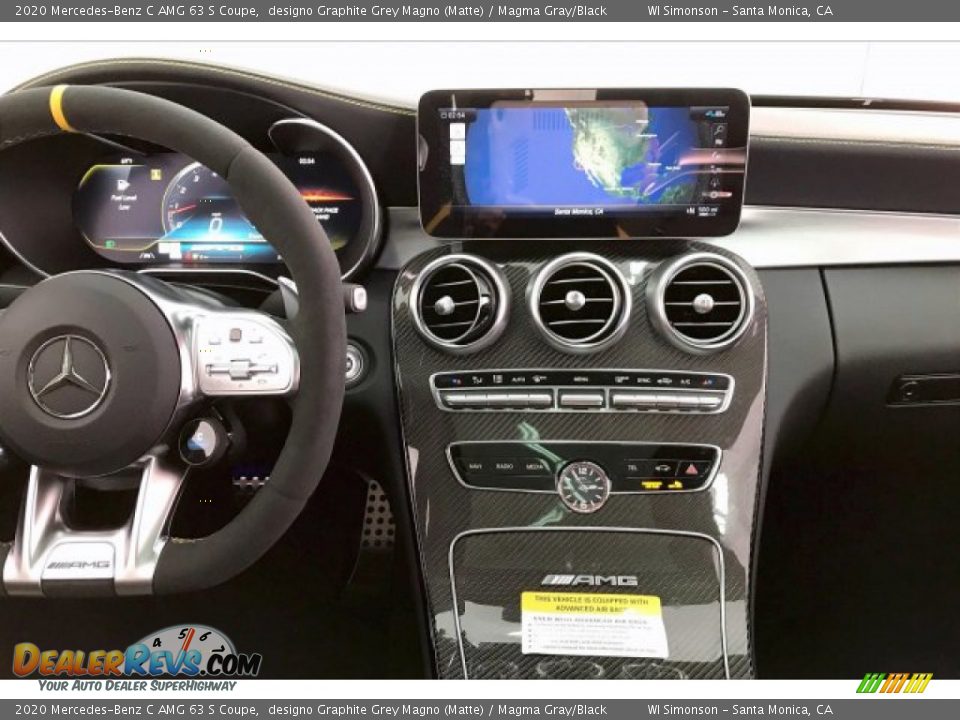 2020 Mercedes-Benz C AMG 63 S Coupe designo Graphite Grey Magno (Matte) / Magma Gray/Black Photo #5