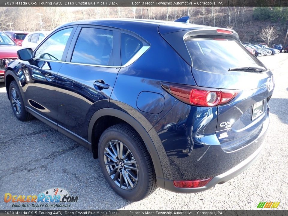 2020 Mazda CX-5 Touring AWD Deep Crystal Blue Mica / Black Photo #6