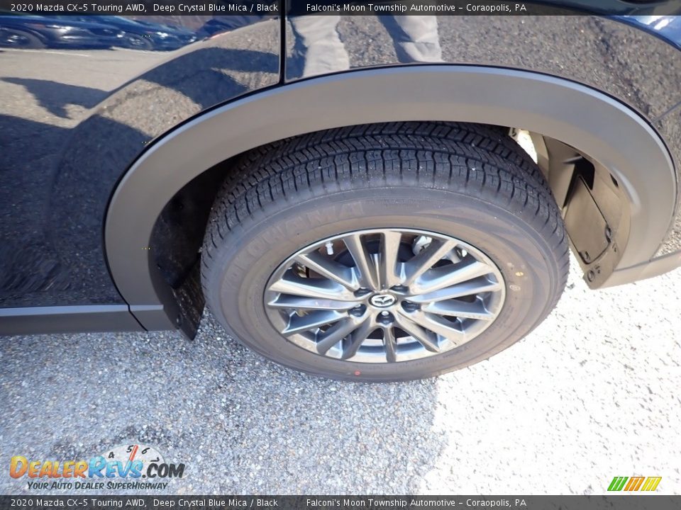 2020 Mazda CX-5 Touring AWD Deep Crystal Blue Mica / Black Photo #7