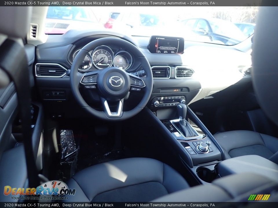 2020 Mazda CX-5 Touring AWD Deep Crystal Blue Mica / Black Photo #9