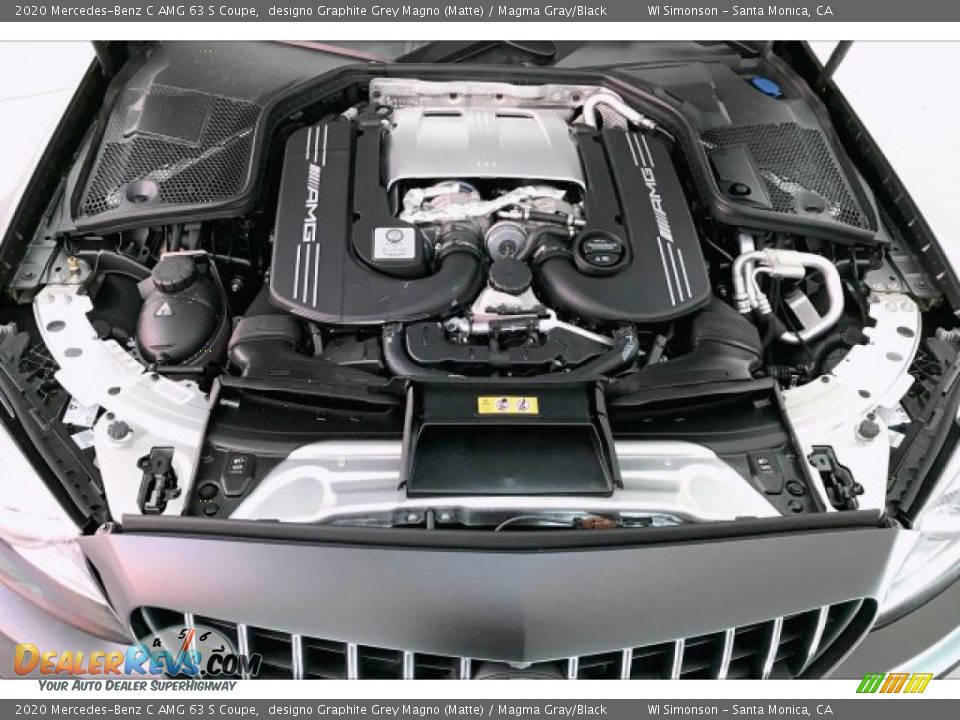 2020 Mercedes-Benz C AMG 63 S Coupe 4.0 Liter AMG biturbo DOHC 32-Valve VVT V8 Engine Photo #9
