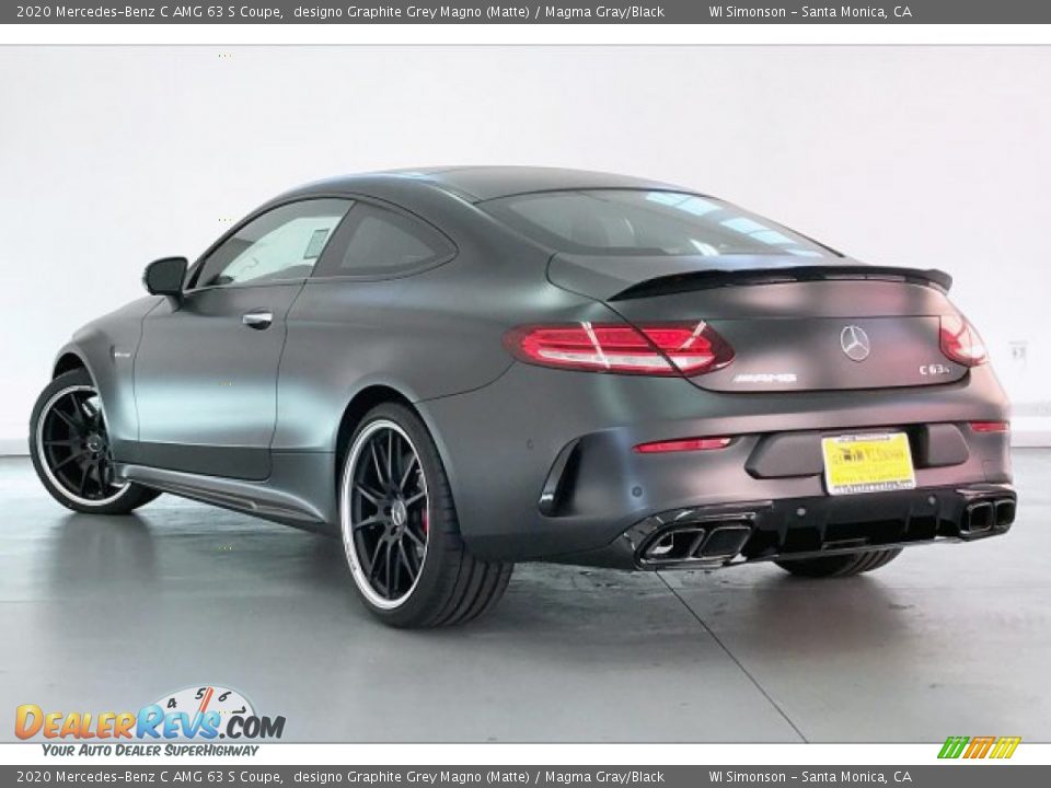 2020 Mercedes-Benz C AMG 63 S Coupe designo Graphite Grey Magno (Matte) / Magma Gray/Black Photo #10