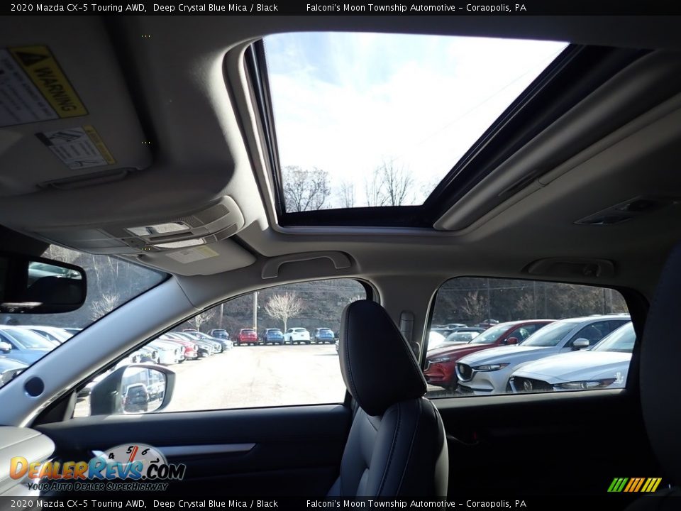 2020 Mazda CX-5 Touring AWD Deep Crystal Blue Mica / Black Photo #13