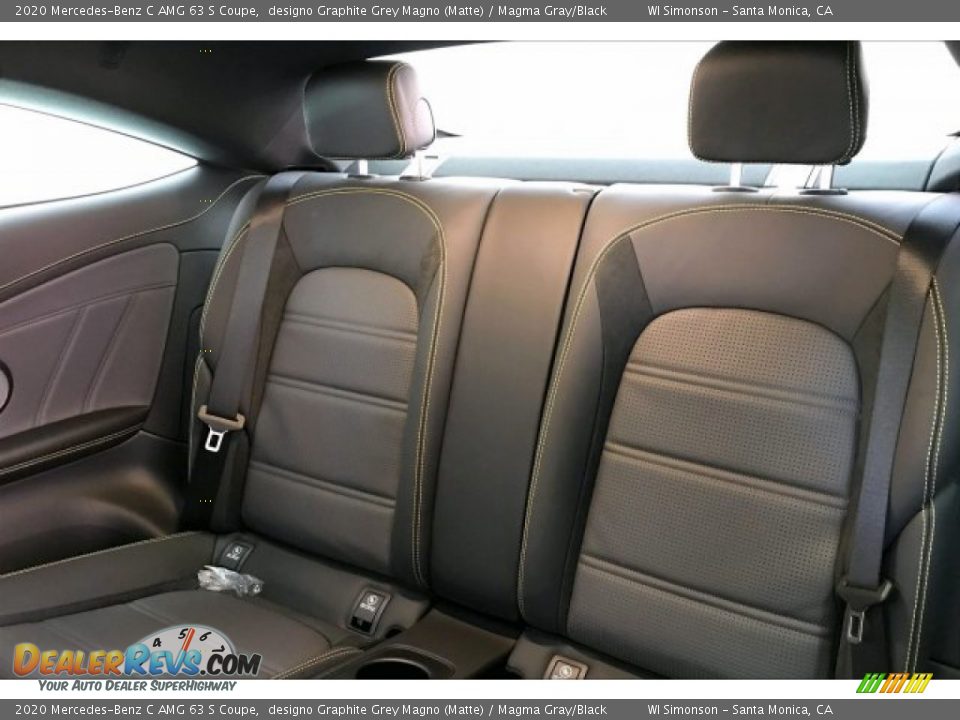 Rear Seat of 2020 Mercedes-Benz C AMG 63 S Coupe Photo #15