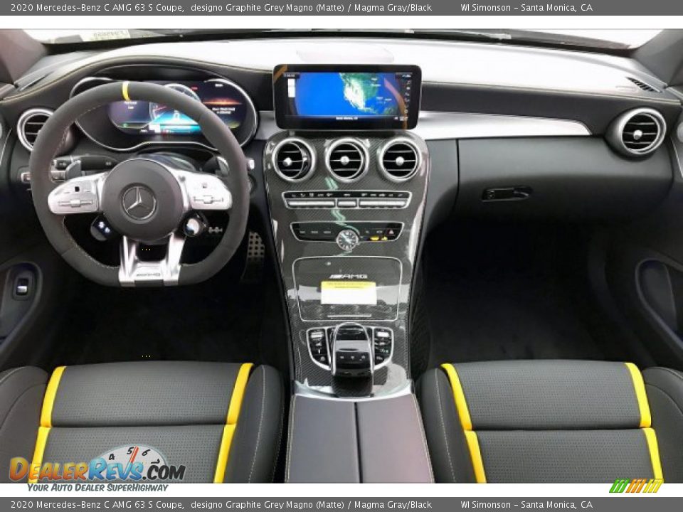 Dashboard of 2020 Mercedes-Benz C AMG 63 S Coupe Photo #17