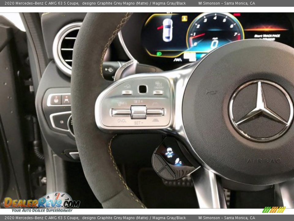 2020 Mercedes-Benz C AMG 63 S Coupe Steering Wheel Photo #18